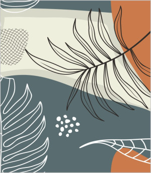 Próbka tapety tropical leaves