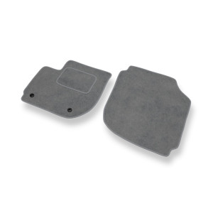 Tapis de Sol Velours adapté pour Honda Jazz IV Hayon (2015-2020) - Premium tapis de voiture - gris