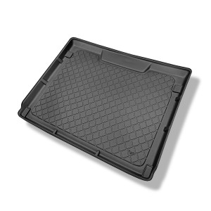 Tapis de coffre adapté pour Mercedes-Benz Citan W415 Tourer (10.2012-08.2021) - bac de coffre - protection de coffre voiture - 5 places; empattement