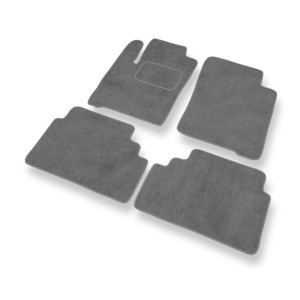 Tapis de Sol Velours adapté pour Renault Scenic I Monospace (1996-2003) - Premium tapis de voiture - gris