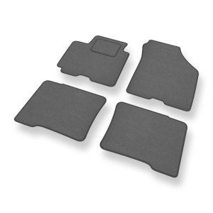 Tapis de Sol Velours adapté pour Suzuki Swift VI Hayon (2017-2024) - Premium tapis de voiture - gris