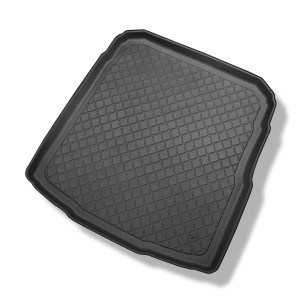 Tapis de coffre adapté pour Volkswagen Passat B8 Berline (12.2014-12.2021) - bac de coffre - protection de coffre voiture - coffre inférieur ; avec r