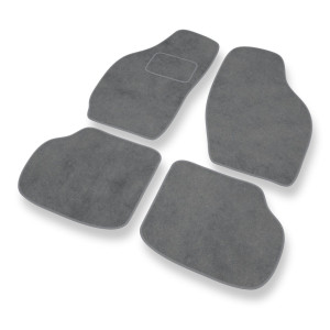 Tapis de Sol Velours adapté pour Daewoo Tico Hayon (1991-2001) - Premium tapis de voiture - gris