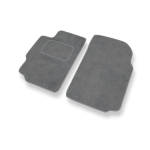 Tapis de Sol Velours adapté pour Peugeot 406 Coupé, Berline, SW (1995-2004) - Premium tapis de voiture - gris