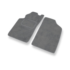 Tapis de Sol Velours adapté pour Toyota Avensis I Break, Liftback, Berline (1997-2003) - Premium tapis de voiture - gris