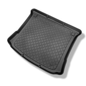 Tapis de coffre adapté pour Mazda 5 II Monospace (2005-09.2010) - bac de coffre - protection de coffre voiture - 7 places; 3me rangée abaissée