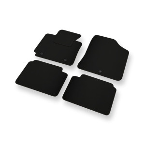 Tapis de Sol Feutres adapté pour Hyundai Veloster Coupé (2011-2018) - tapis de voiture - noir