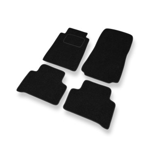 Tapis de Sol Feutres adapté pour Mercedes-Benz Classe C W202 Break, Berline (1993-2000) - tapis de voiture - noir