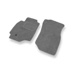 Tapis de Sol Velours adapté pour Mitsubishi Lancer VII Break, Berline (2003-2008) - Premium tapis de voiture - gris