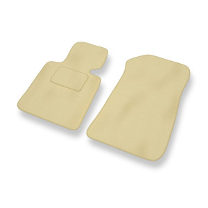Tapis de Sol Velours adapté pour BMW X1 I E84 SAV (2009-2015) - Premium tapis de voiture - beige