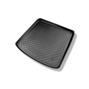 Tapis de coffre adapté pour Opel Astra J Berline (09.2012-08.2018) - bac de coffre - protection de coffre voiture - avec roue de secours à usage temp