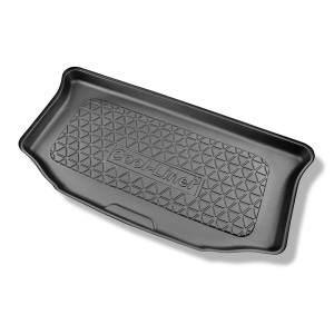 Tapis de coffre adapté pour Mitsubishi Space Star FL Hayon (2017-11.2019) - bac de coffre - protection de coffre voiture - uniquement sur le coffre s