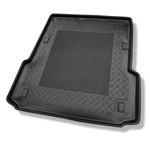 Tapis de coffre adapté pour Mercedes-Benz Classe E W211 Break (2003-10.2009) - bac de coffre - protection de coffre voiture - modèle standard (avec c