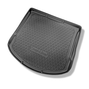 Tapis de coffre adapté pour Ford Mondeo IV Break (09.2007-12.2014) - bac de coffre - protection de coffre voiture - avec roue de secours à usage temp