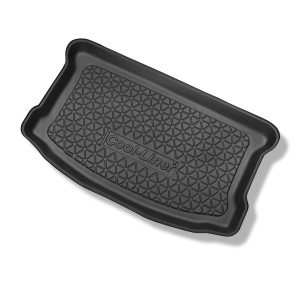 Tapis de coffre adapté pour Toyota Yaris III Hayon (09.2011-08.2020) - bac de coffre - protection de coffre voiture - coffre supérieur; aussi pour hy