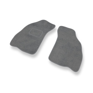 Tapis de Sol Velours adapté pour Hyundai Accent I Coupé, Hayon, Berline (1995-1999) - Premium tapis de voiture - gris