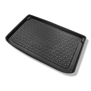 Tapis de coffre adapté pour Opel Corsa D Hayon (2006-11.2014) - bac de coffre - protection de coffre voiture - coffre supérieur (seuil de chargement