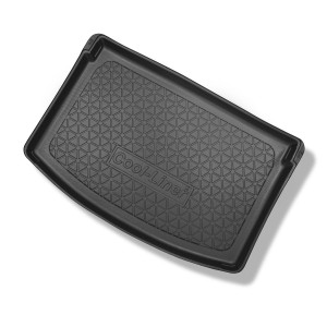 Tapis de coffre adapté pour Mazda CX-3 SUV (06.2015-12.2021) - bac de coffre - protection de coffre voiture - sur le niveau supérieur (aussi avec cai
