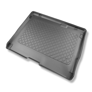 Tapis de coffre adapté pour Mercedes-Benz Citan W420 Tourer (10.2021-....) - bac de coffre - protection de coffre voiture - 5 places; empattement cou