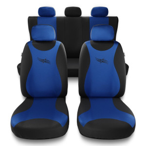 Housses de siège adaptées pour Hyundai Kona I, II (2017-....) – housse siege voiture universelles - couverture siege – TR-BL