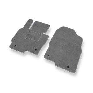 Tapis de Sol Velours adapté pour Mazda CX-5 I SUV (2012-2017) - Premium tapis de voiture - gris