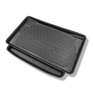 Tapis de coffre adapté pour Mini Clubman II Break (10.2015-....) - bac de coffre - protection de coffre voiture - coffre inférieur (pour le rangement