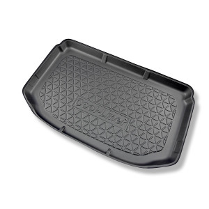 Tapis de coffre adapté pour Chevrolet Aveo T300 Hayon (06.2011-10.2020) - bac de coffre - protection de coffre voiture - coffre supérieur; pour les v