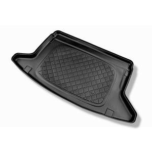 Tapis de coffre adapté pour Kia Ceed III Hayon (06.2018-....) - bac de coffre - protection de coffre voiture - coffre inférieur; sans plancher deux n