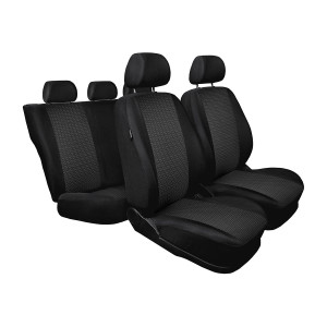 Housses de siège sur mesure adaptées pour Volkswagen Polo IV Classic, Hayon (2001-2009) deuxième rangée - siège et dossier séparés - housse siege voi