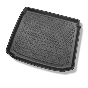 Tapis de coffre adapté pour Volkswagen Tiguan I SUV (07.2007-04.2016) - bac de coffre - protection de coffre voiture - coffre inférieur; avec kit de