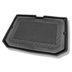 Tapis de coffre adapté pour Nissan Note E11 Monospace (2006-09.2013) - bac de coffre - protection de coffre voiture - coffre inférieur (sans et avec