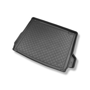 Tapis de coffre adapté pour BMW X3 G01 SAV (11.2017-....) - bac de coffre - protection de coffre voiture - aussi pour les modèles avec des rails de f