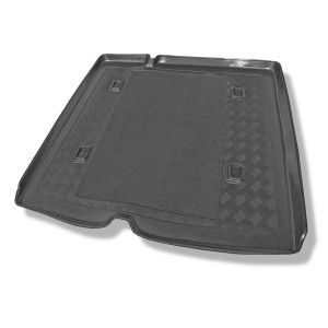 Tapis de coffre adapté pour Renault Kangoo I Van (05.1998-12.2007) - bac de coffre - protection de coffre voiture - 5 places; ouverture verticale de