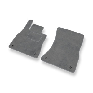 Tapis de Sol Velours adapté pour Mercedes-Benz Classe S W222 Coupé, Berline (2013-2020) - Premium tapis de voiture - gris