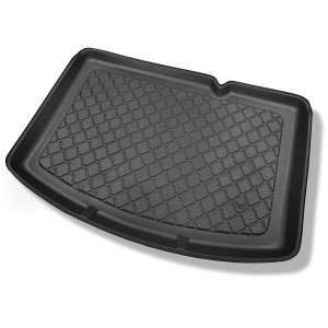 Tapis de coffre adapté pour Toyota Yaris III Hybrid Hayon (09.2011-12.2014) - bac de coffre - protection de coffre voiture - coffre inférieur