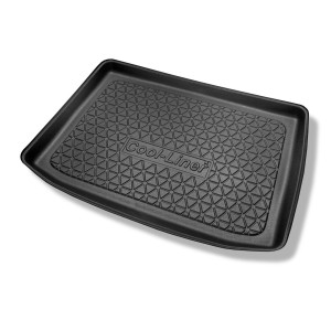 Tapis de coffre adapté pour Nissan Juke Crossover (06.2014-08.2019) - bac de coffre - protection de coffre voiture - coffre inférieur, sous le planch