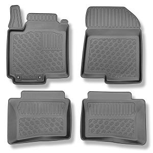 Tapis de sol en TPE adapté pour Hyundai Bayon SUV (05.2021-....) - tapis de voiture - noir
