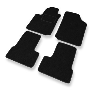 Tapis de Sol Feutres adapté pour Citroen C3 I Hayon, Cabriolet (2002-2009) - tapis de voiture - noir