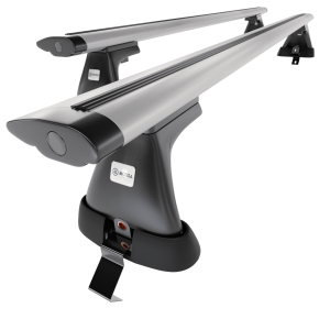 Barres de toit en aluminium adapté pour Opel Insignia Berline (2009-2017) - Porte-Bagages de Voiture argent - toit normal
