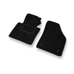 Tapis de Sol Velours adapté pour Volkswagen Caddy III Cargo (2004-2015) - Premium tapis de voiture - noir