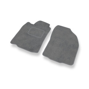 Tapis de Sol Velours adapté pour Mitsubishi Pajero Sport I SUV (1996-2008) - Premium tapis de voiture - gris