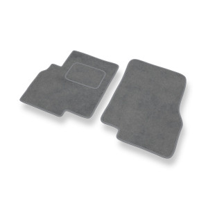 Tapis de Sol Velours adapté pour Mitsubishi Grandis Monospace (2003-2011) - Premium tapis de voiture - gris