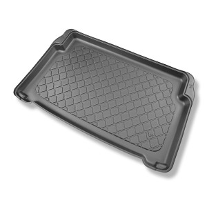 Tapis de coffre adapté pour Opel Mokka B SUV (02.2021-....) - bac de coffre - protection de coffre voiture - coffre inférieur; sous / sans plancher a