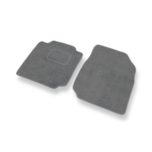 Tapis de Sol Velours adapté pour Nissan Micra III Hayon, Cabriolet (2002-2010) - Premium tapis de voiture - gris