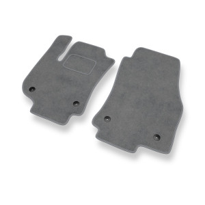 Tapis de Sol Velours adapté pour Opel Zafira B Monospace (2005-2012) - Premium tapis de voiture - gris