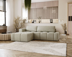 Sofa Narożnik Coral do salonu z funkcją spania