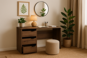 Biurko szkolne, biurowe DENVER z szufladami