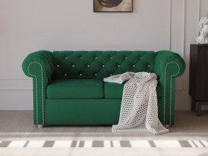 Sofa Chesterfield LUX dwuosobowa