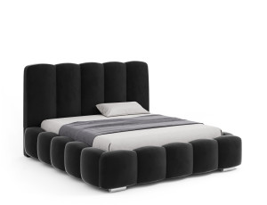 Łóżko tapicerowane Glamour 120x200 z pojemnikiem