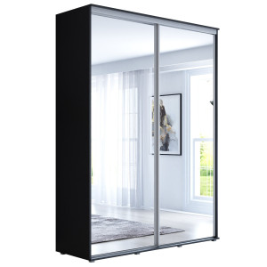 Szafa przesuwna Maja Duo 160x242 z lustrem, wysoka, pojemna